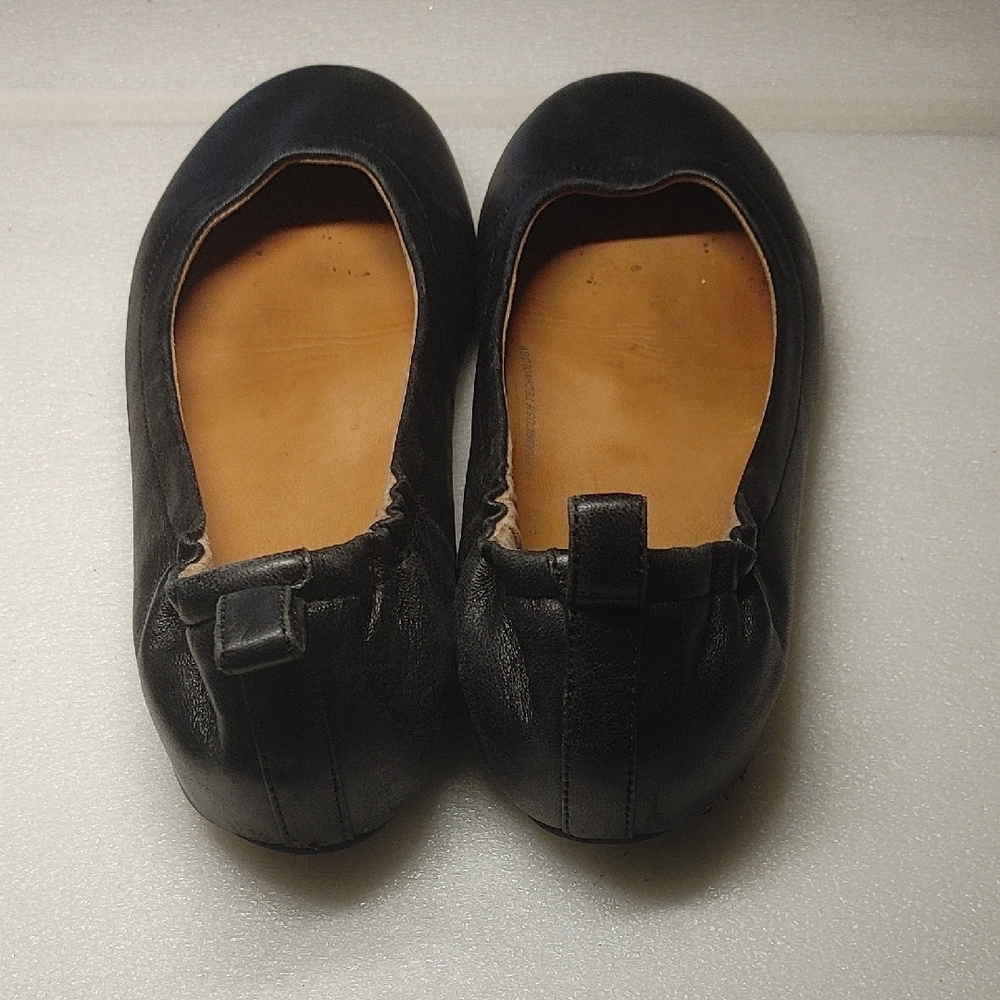 Black Women’s Ballet Flats - Classic Slip-On - Picture 2 of 5
